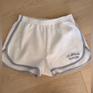 Brandy Melville white sweat shorts